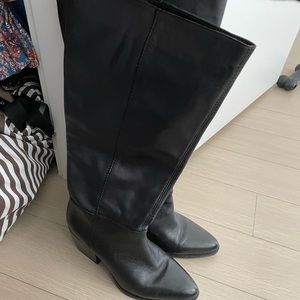 Naturalizer Leather Wide Calf boot